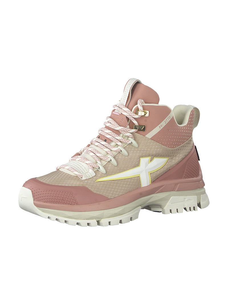 Basket à Lacets Montante Tamaris Rose - Kiabi