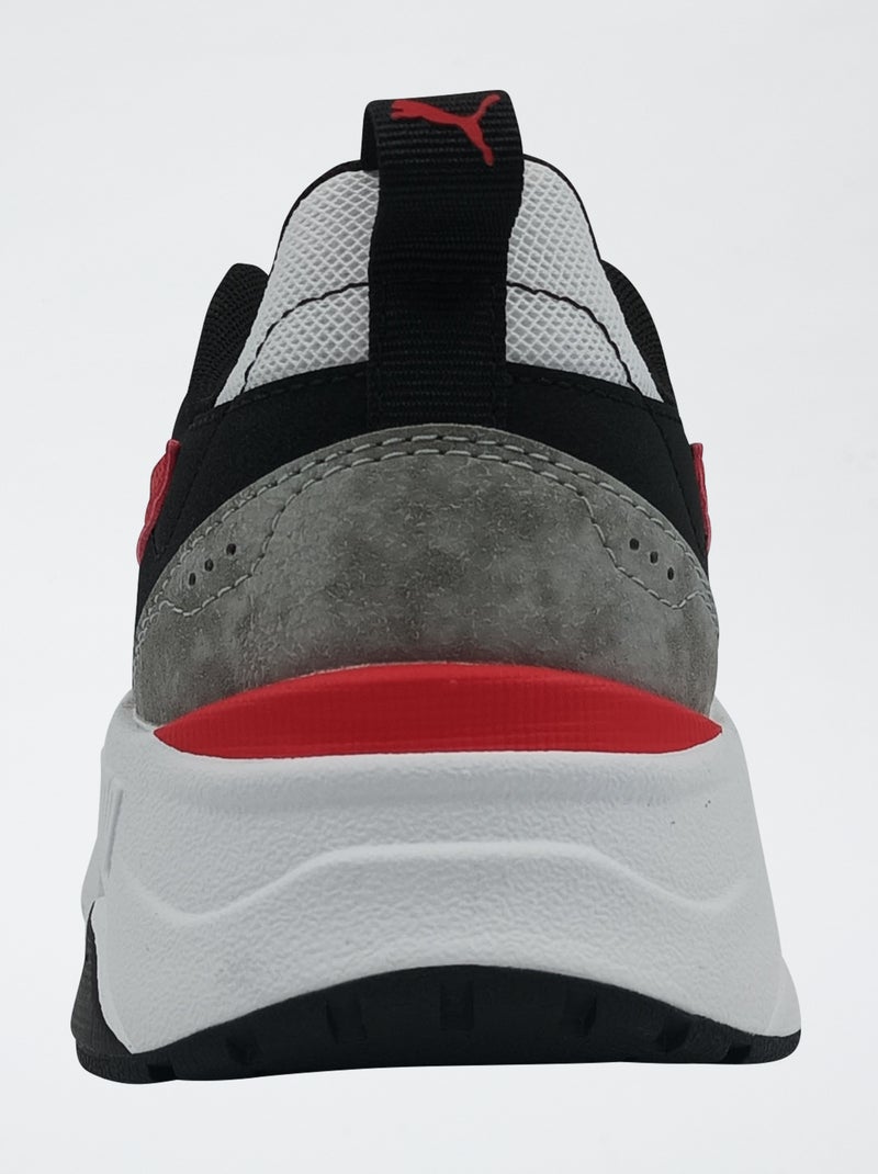 Basket à lacets multicolore PUMA Rouge - Kiabi