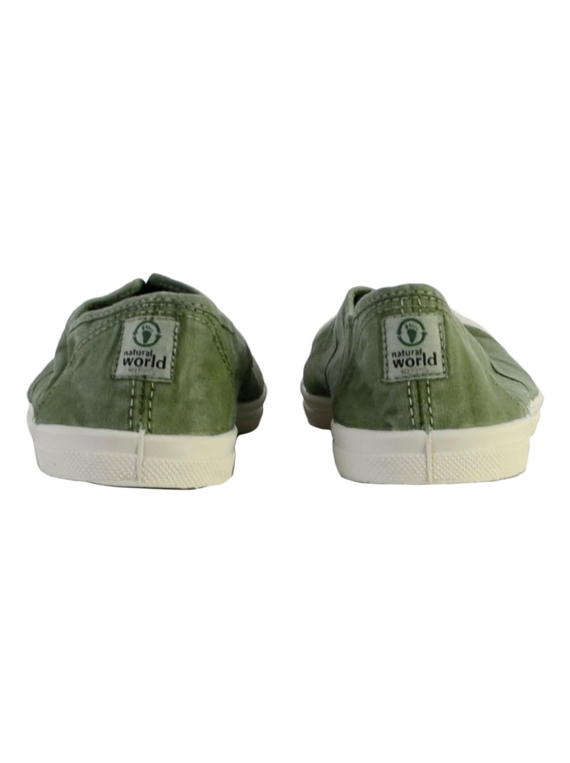 Basket à Lacets Natural World Vert olive - Kiabi