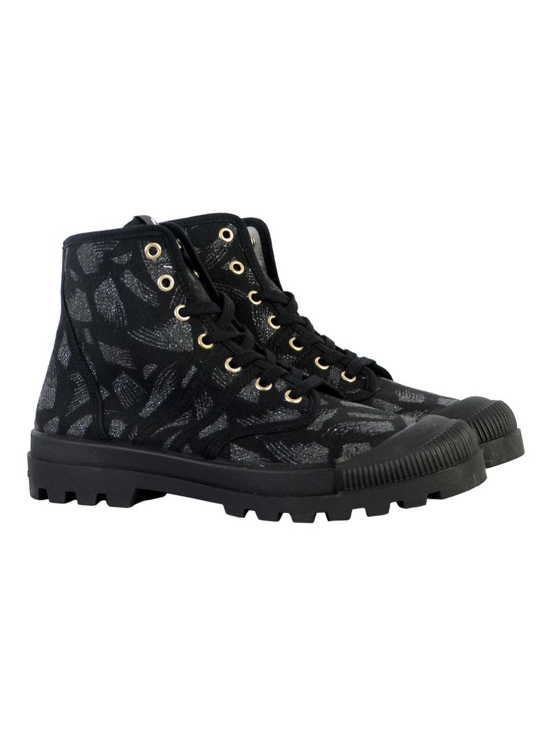 Basket à Lacets Pataugas OG Noir - Kiabi