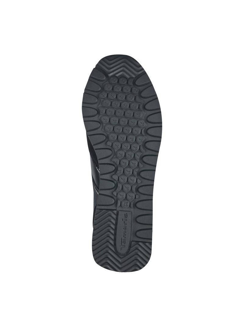 Basket à Lacets Plate Tamaris Noir - Kiabi