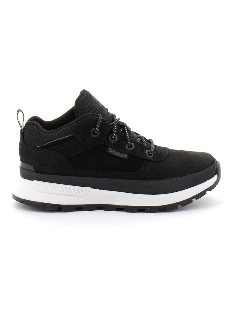 Basket à Lacets Pour Enfant Field Trekker Noir - Kiabi