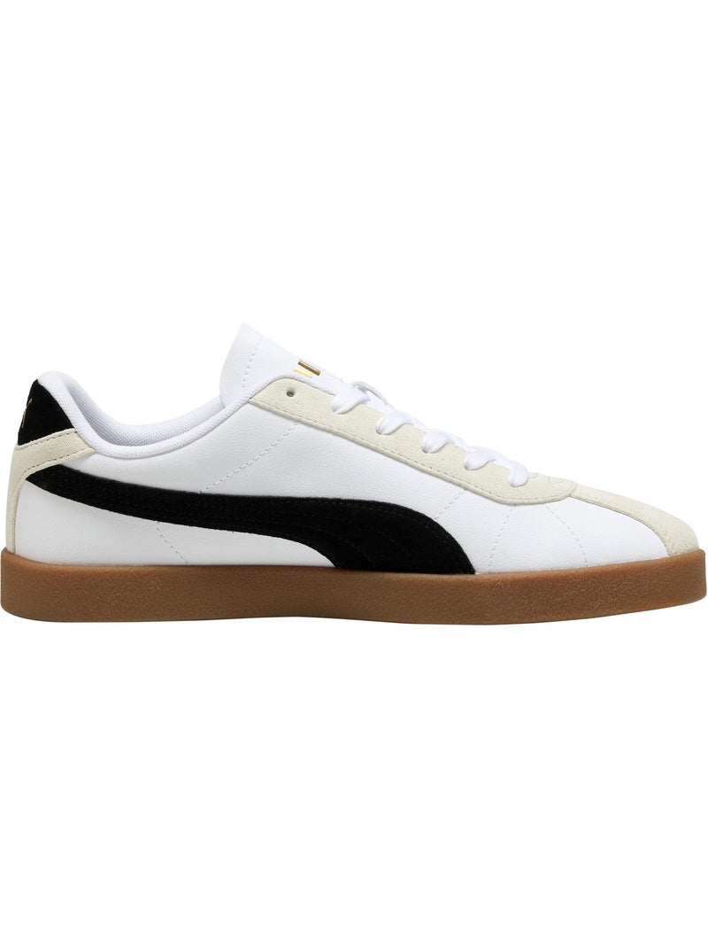 Basket à Lacets Puma Club II SD Blanc Noir - Kiabi