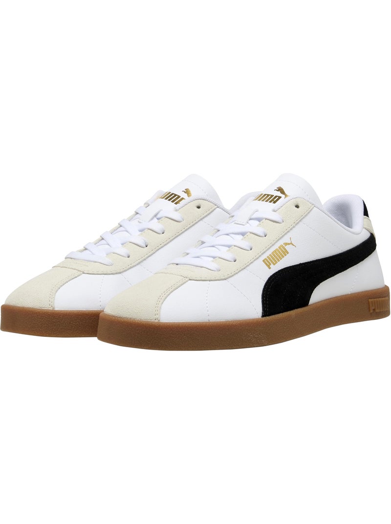 Basket à Lacets Puma Club II SD Blanc Noir - Kiabi