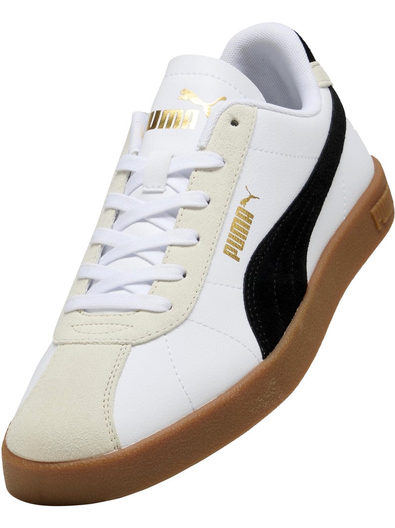 Basket à Lacets Puma Club II SD Blanc Noir - Kiabi