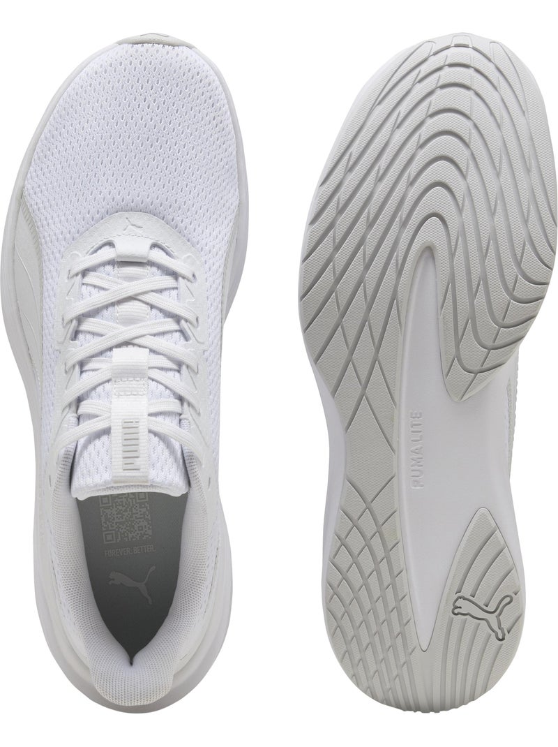 Basket à Lacets Puma Dasher Lite Blanc Gris - Kiabi