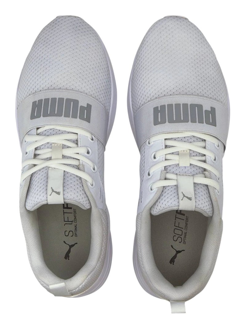 Basket à Lacets Puma Wired Run Blanc Gris - Kiabi