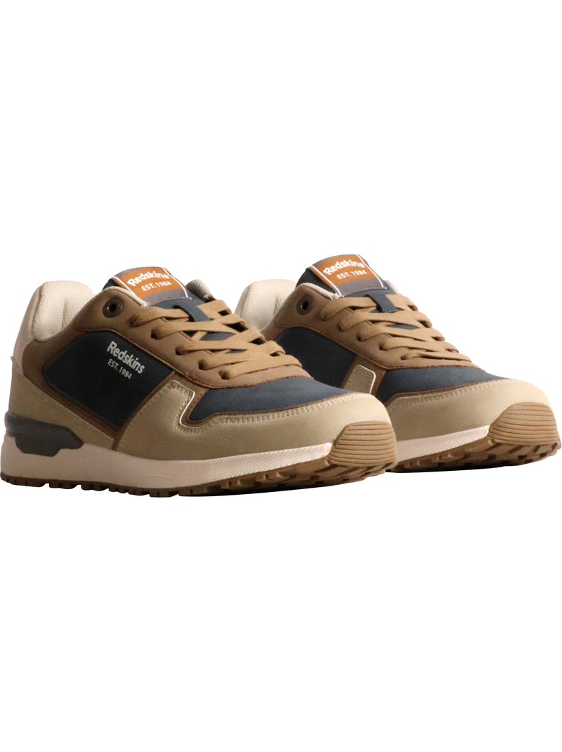 Basket à lacets redskins brams 2 Beige - Kiabi