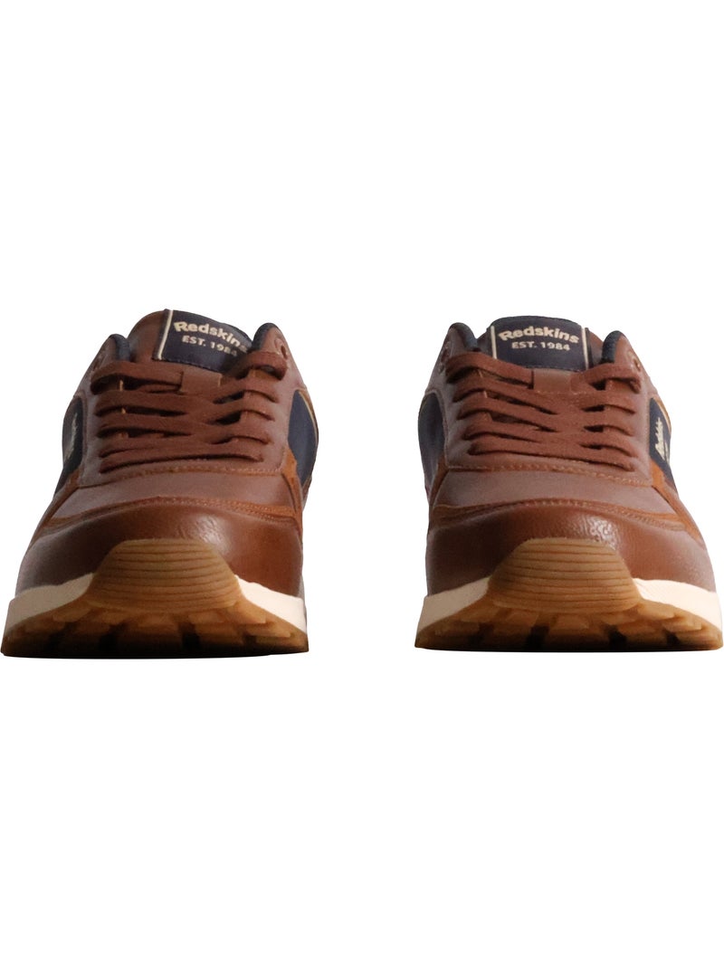 Basket à lacets redskins brams 2 Marron - Kiabi