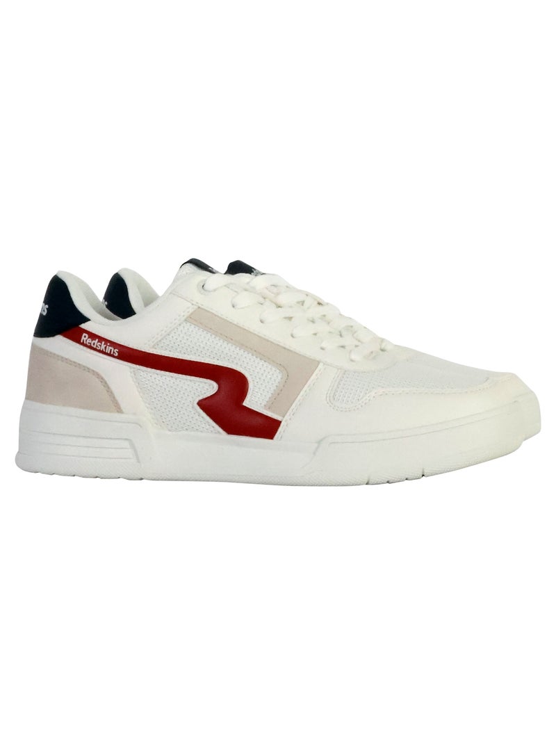 Basket à Lacets Redskins Finn Blanc - Kiabi