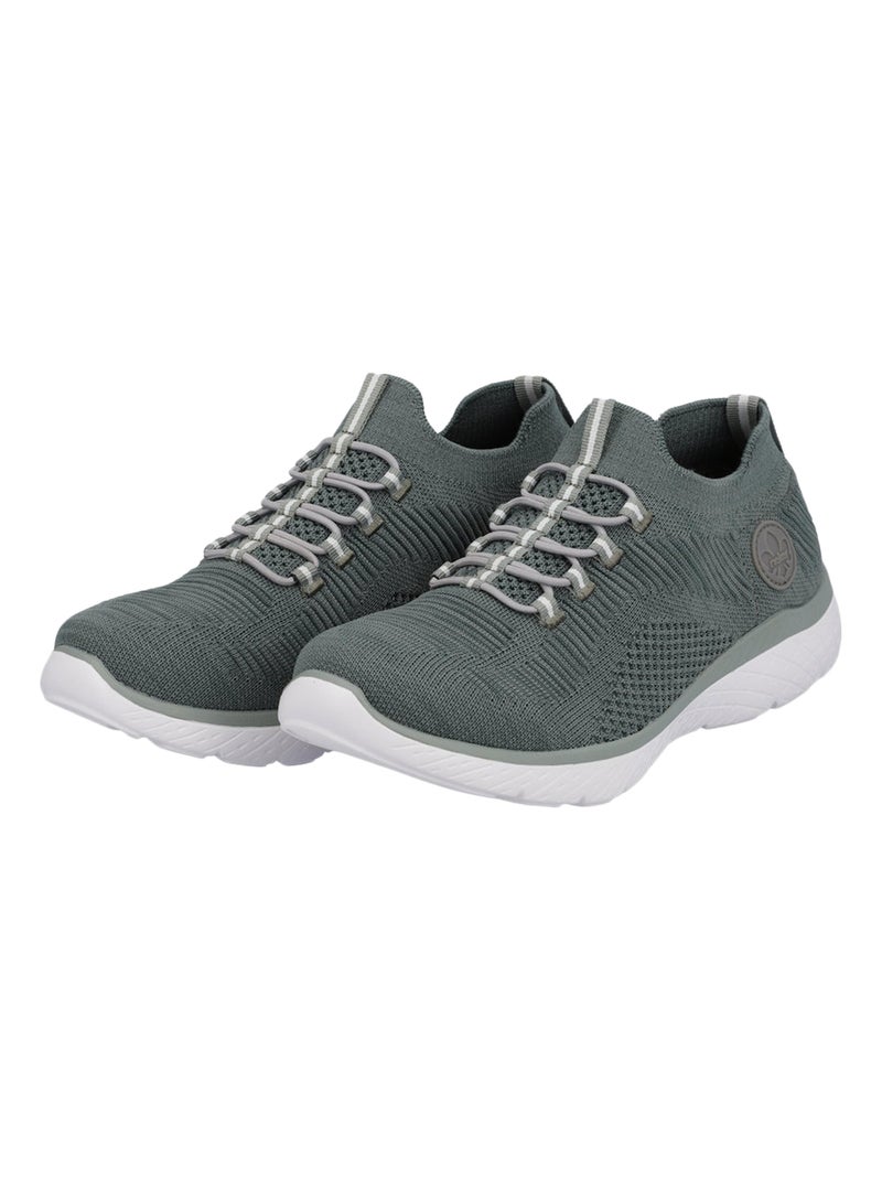 Basket à Lacets Rieker Knitup Vert - Kiabi
