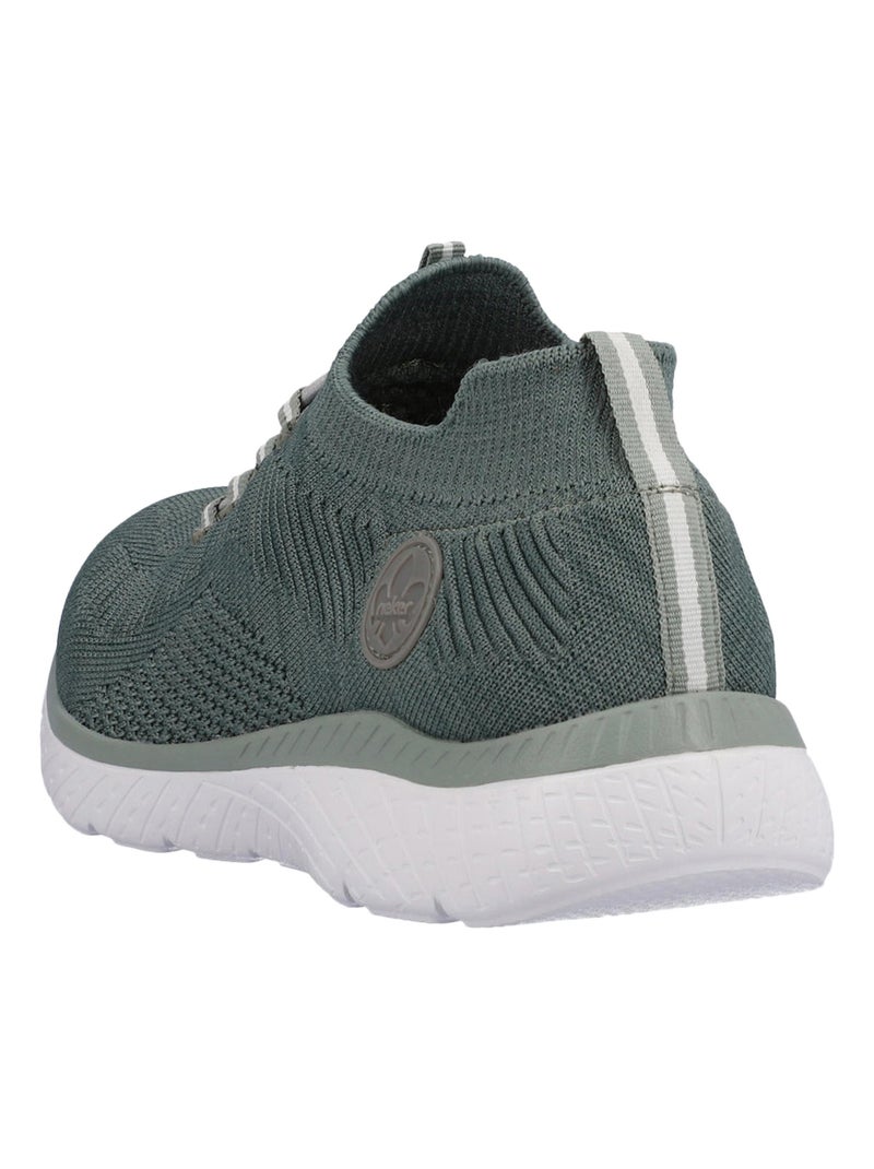 Basket à Lacets Rieker Knitup Vert - Kiabi