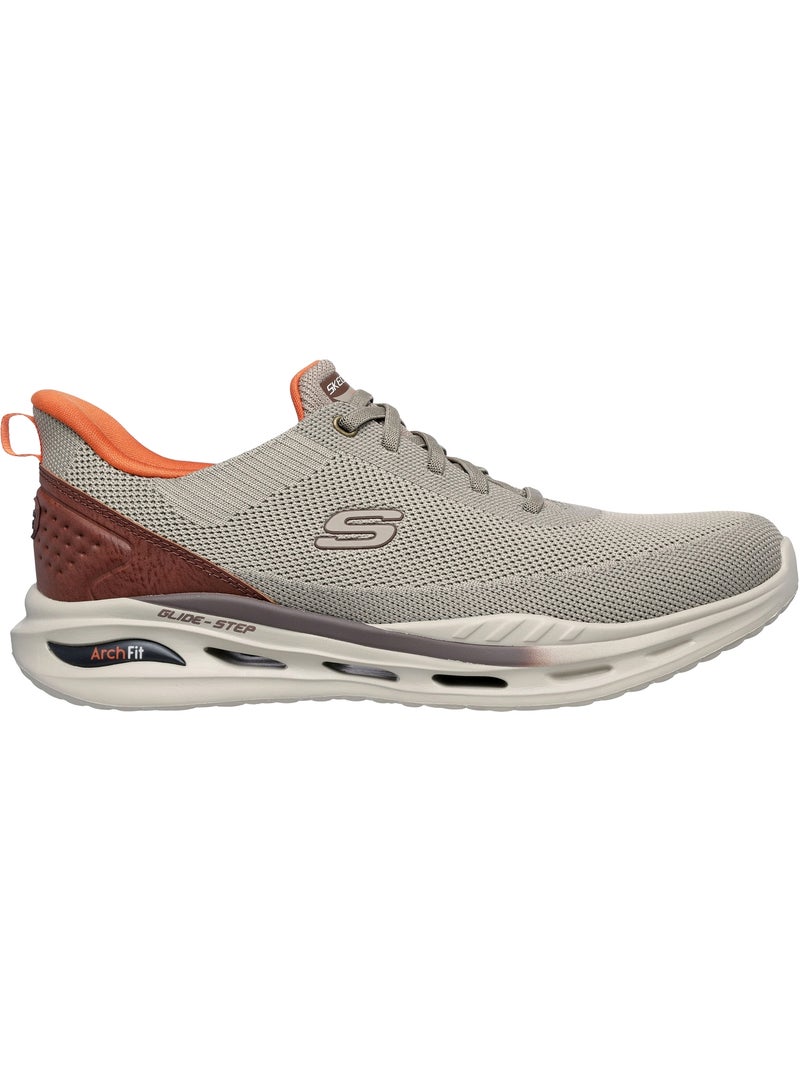 Basket à Lacets Skechers Arch Fit Orvan-Kincade Taupe - Kiabi