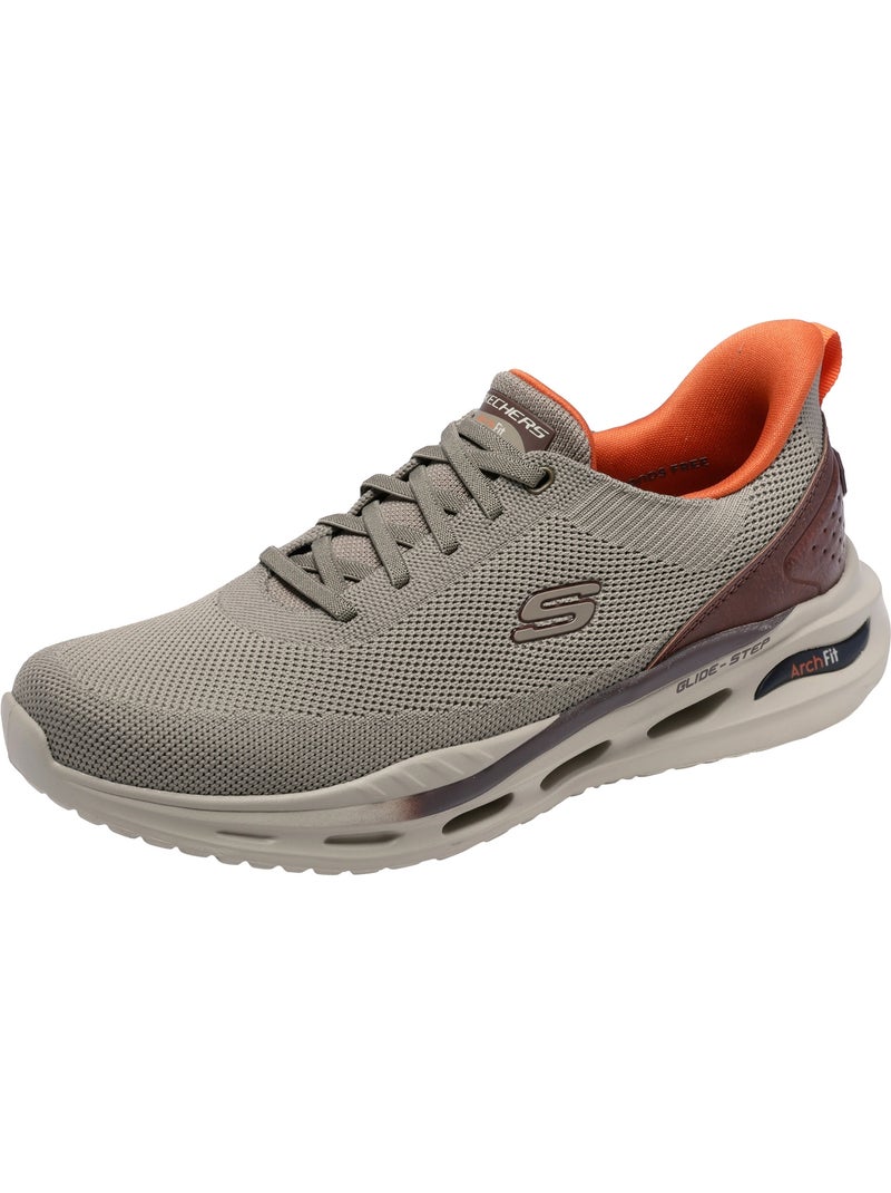 Basket à Lacets Skechers Arch Fit Orvan-Kincade Taupe - Kiabi