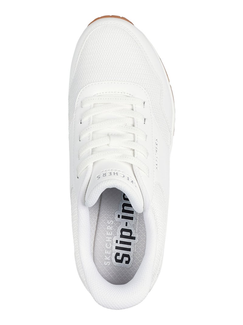 Basket à Lacets Skechers Banksia Blanc - Kiabi