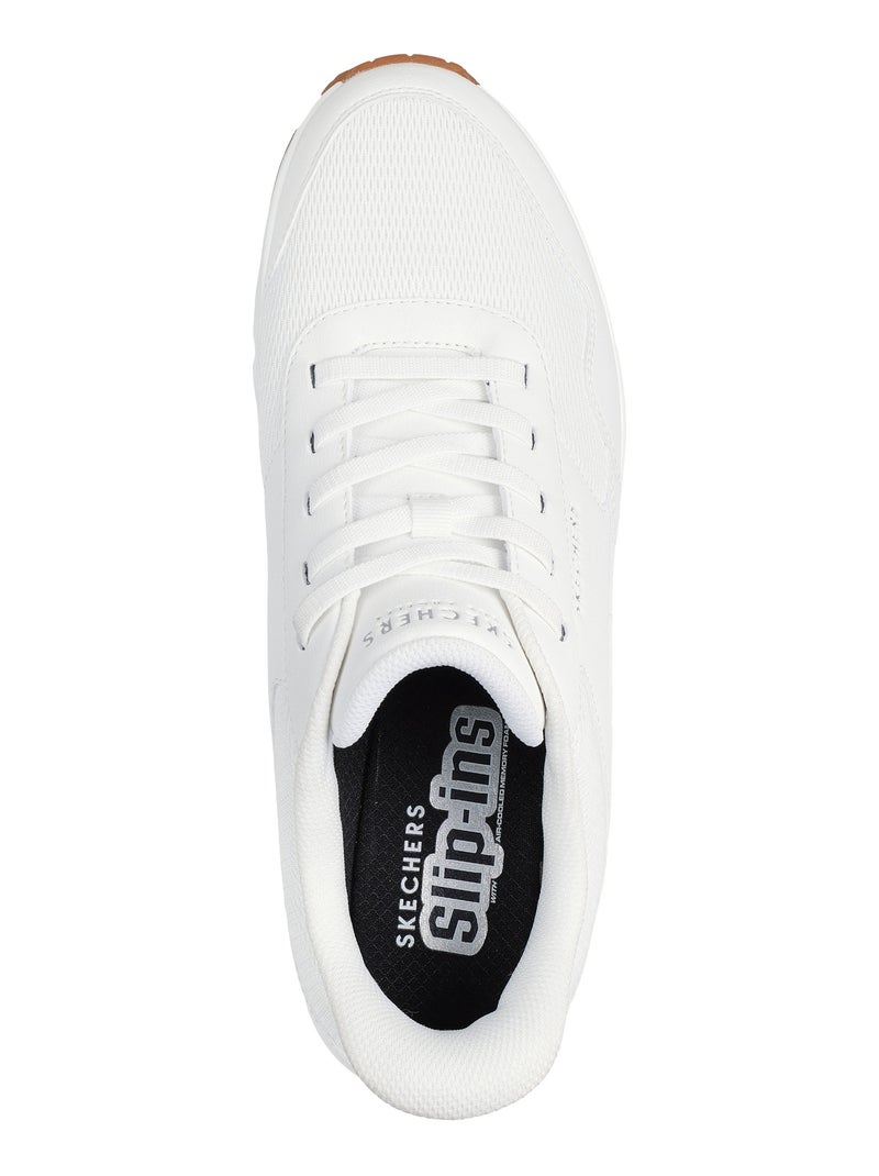 Basket à Lacets Skechers Banksia Blanc - Kiabi