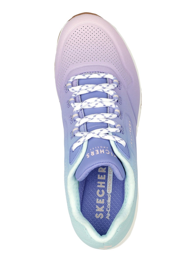 Basket à lacets Skechers Color Waves Bleu - Kiabi