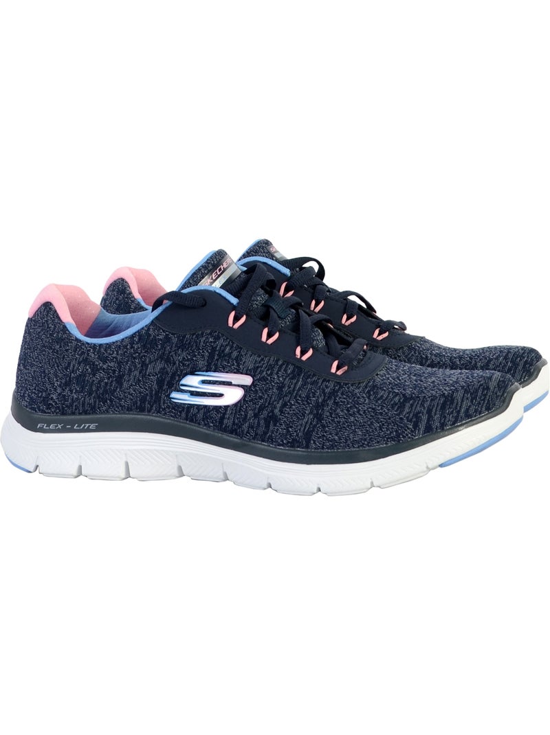 Basket à Lacets Skechers Fresh Move Bleu - Kiabi