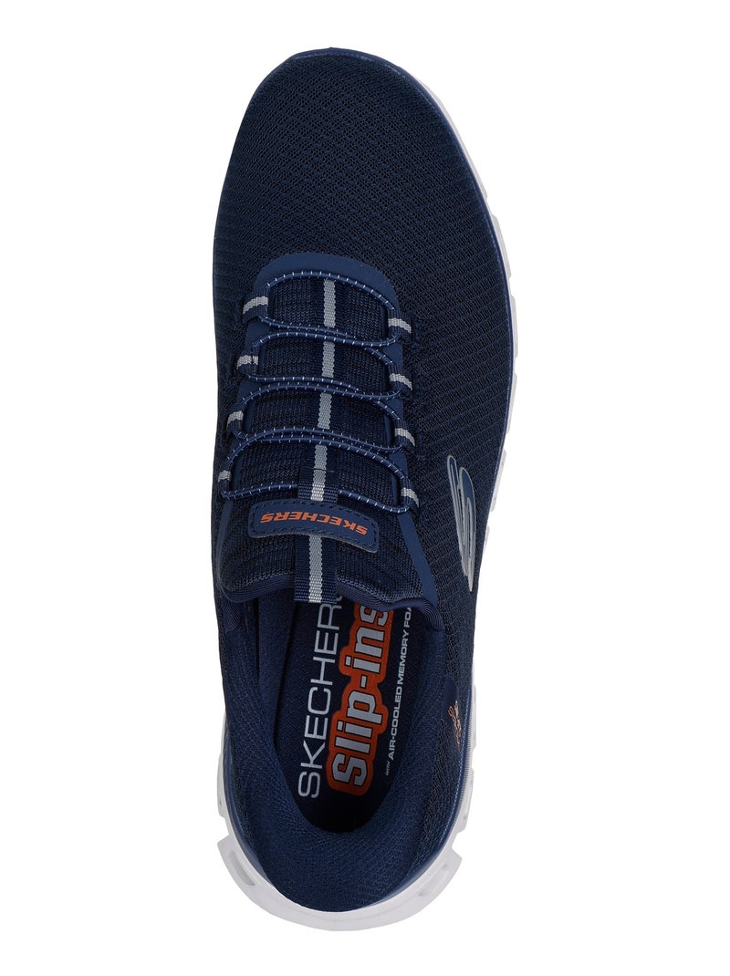 Basket à Lacets Skechers Glide Step Noxus Bleu marine - Kiabi