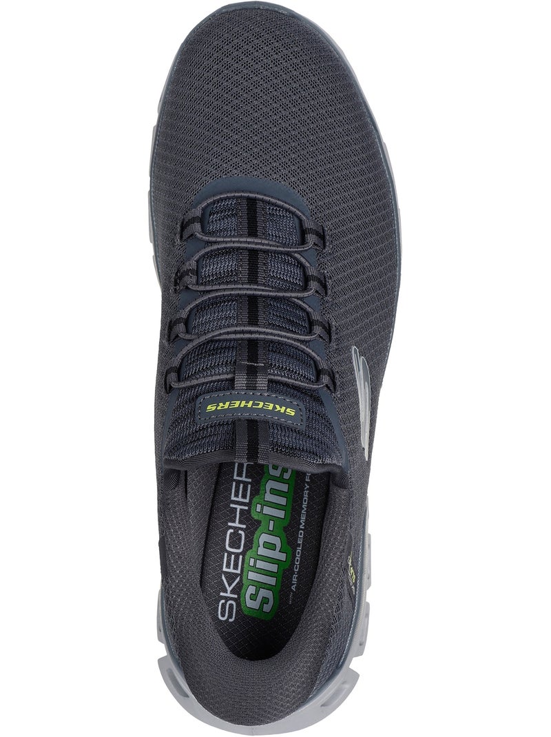 Basket à Lacets Skechers Glide Step Noxus Marron - Kiabi