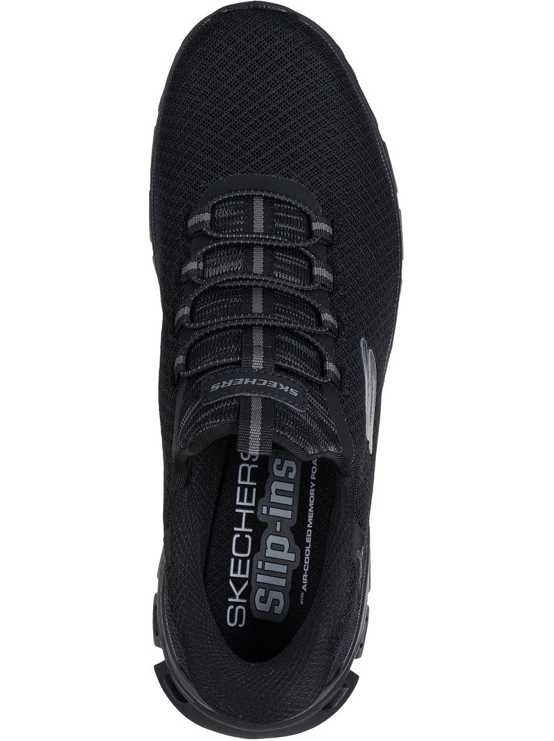 Basket à Lacets Skechers Glide Step Noxus Noir - Kiabi