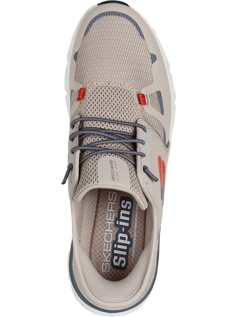 Basket à Lacets Skechers Glide-Step Pro Bleu Gris - Kiabi