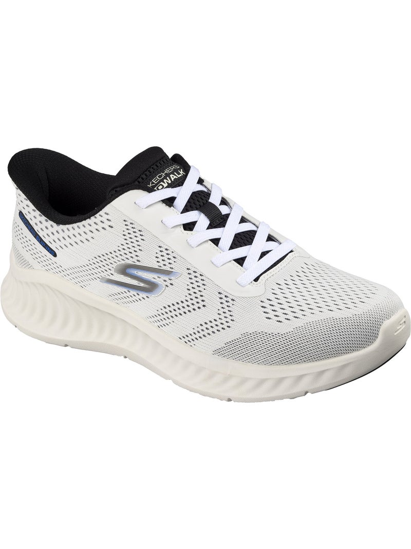 Basket à Lacets Skechers Go Walk Now Payton Blanc Noir - Kiabi