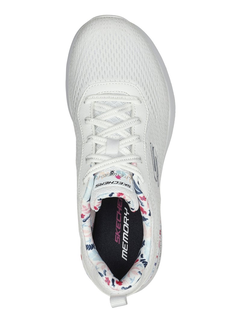 Basket à Lacets Skechers Laid Out Blanc - Kiabi
