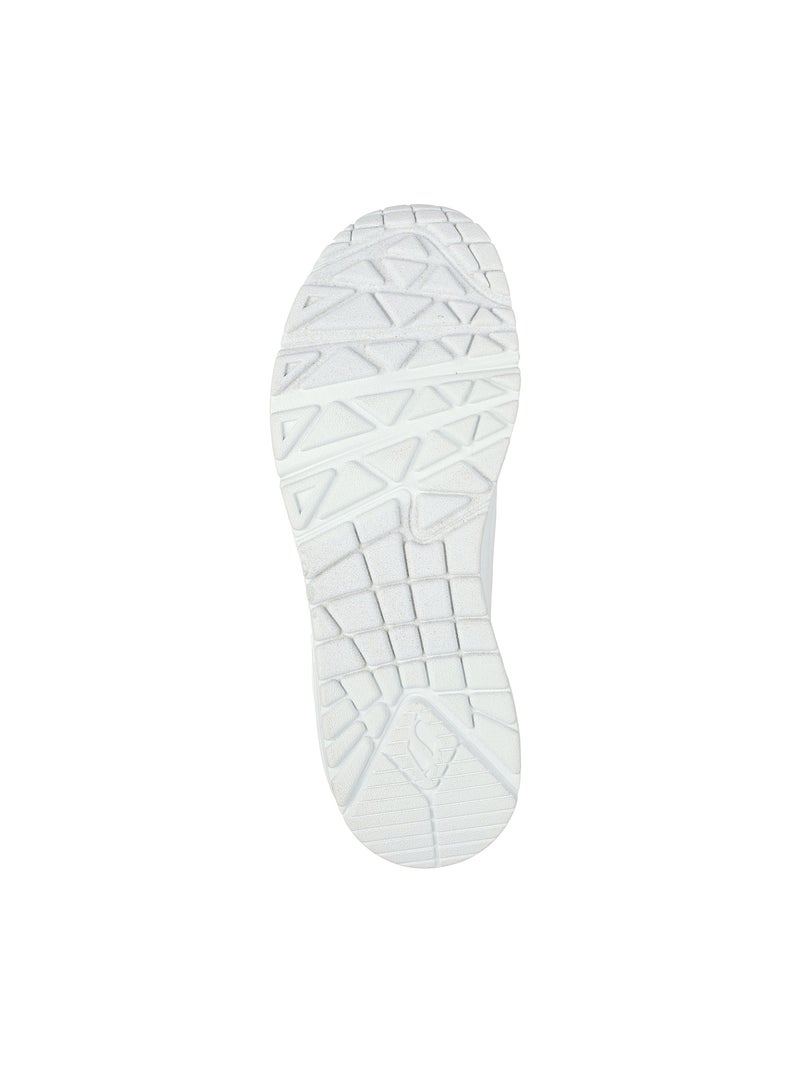 Basket à Lacets Skechers Pop Back Blanc - Kiabi