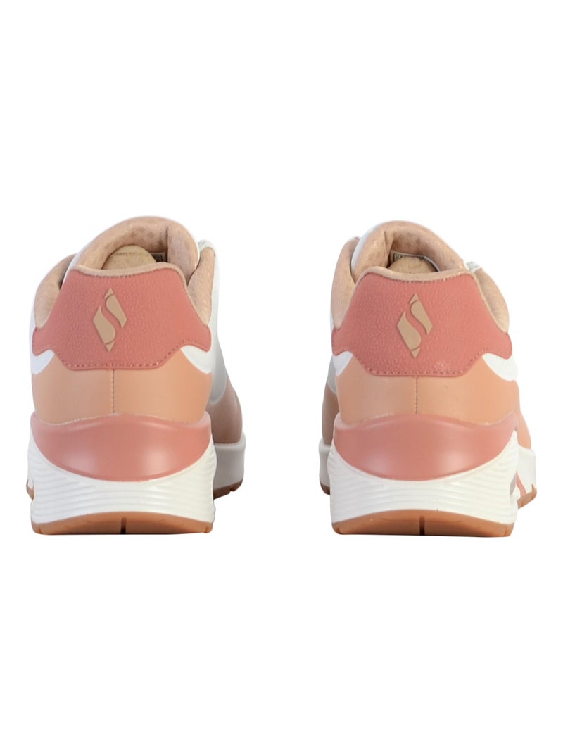 Basket à Lacets Skechers Pop Color Fun Blanc - Kiabi