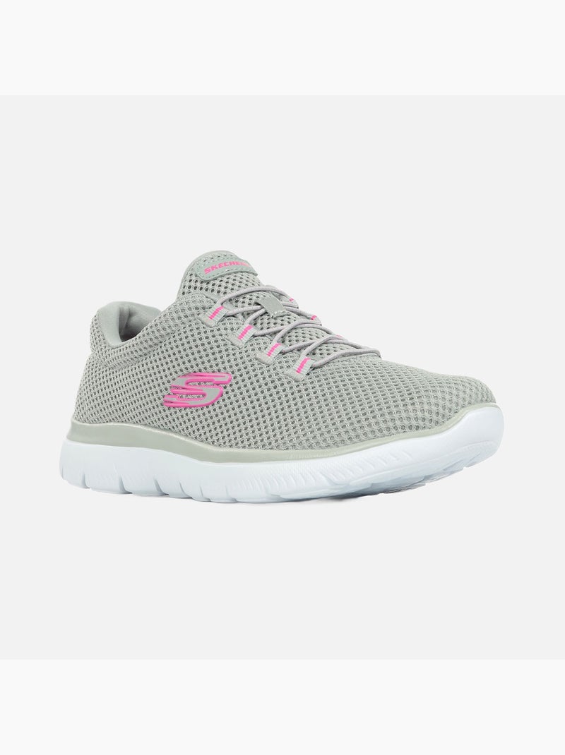 Basket à lacets Skechers Quick Lapse Gris - Kiabi
