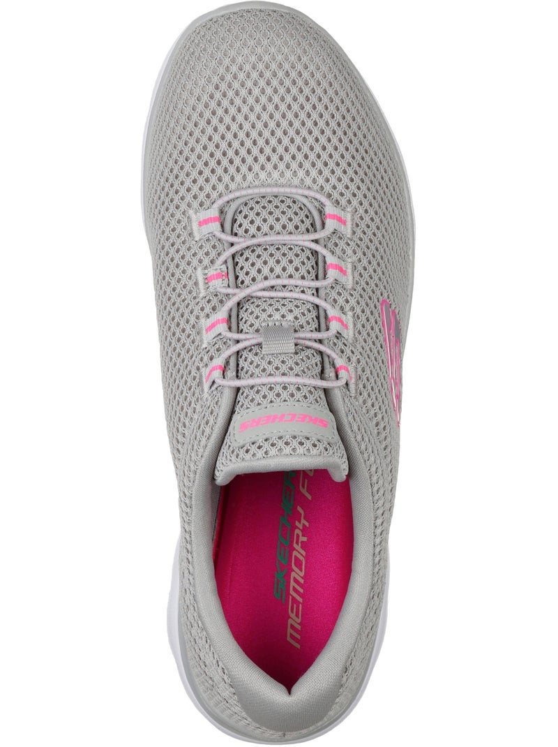 Basket à lacets Skechers Quick Lapse Gris - Kiabi