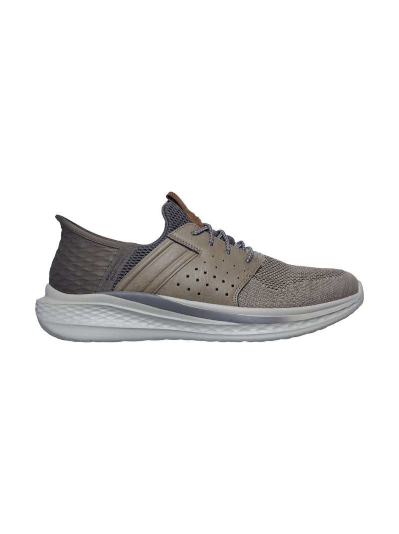 Basket à Lacets Skechers Slade Ocon Taupe - Kiabi