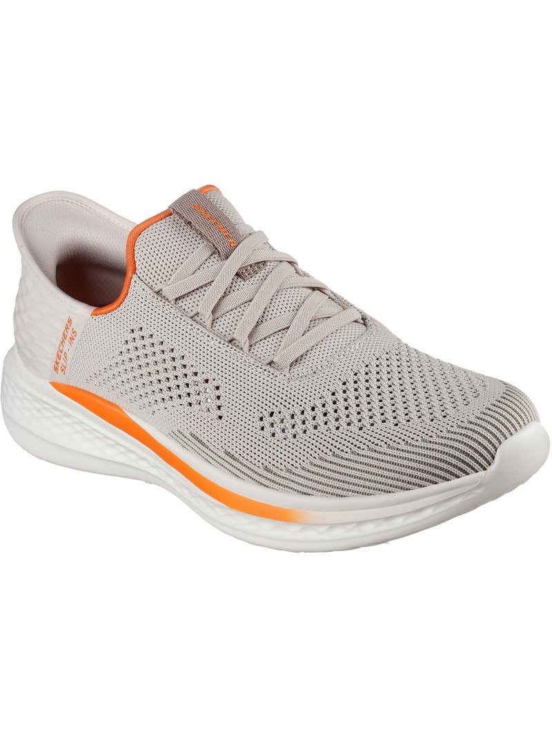 Basket à Lacets Skechers Slade Quinto Beige - Kiabi