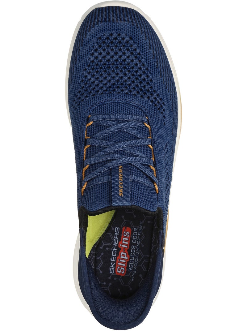 Basket à Lacets Skechers Slade Quinto Bleu - Kiabi