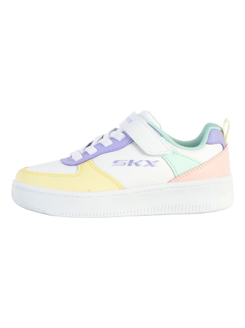 Basket à Lacets Skechers Sport Court 92 Blanc Multicolore - Kiabi