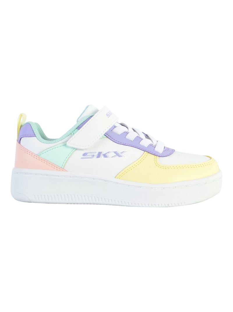 Basket à Lacets Skechers Sport Court 92 Blanc Multicolore - Kiabi