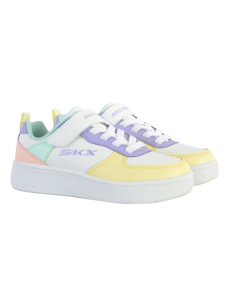 Basket à Lacets Skechers Sport Court 92 Blanc Multicolore - Kiabi