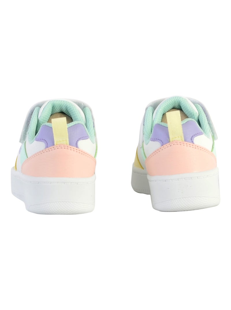 Basket à Lacets Skechers Sport Court 92 Blanc Multicolore - Kiabi