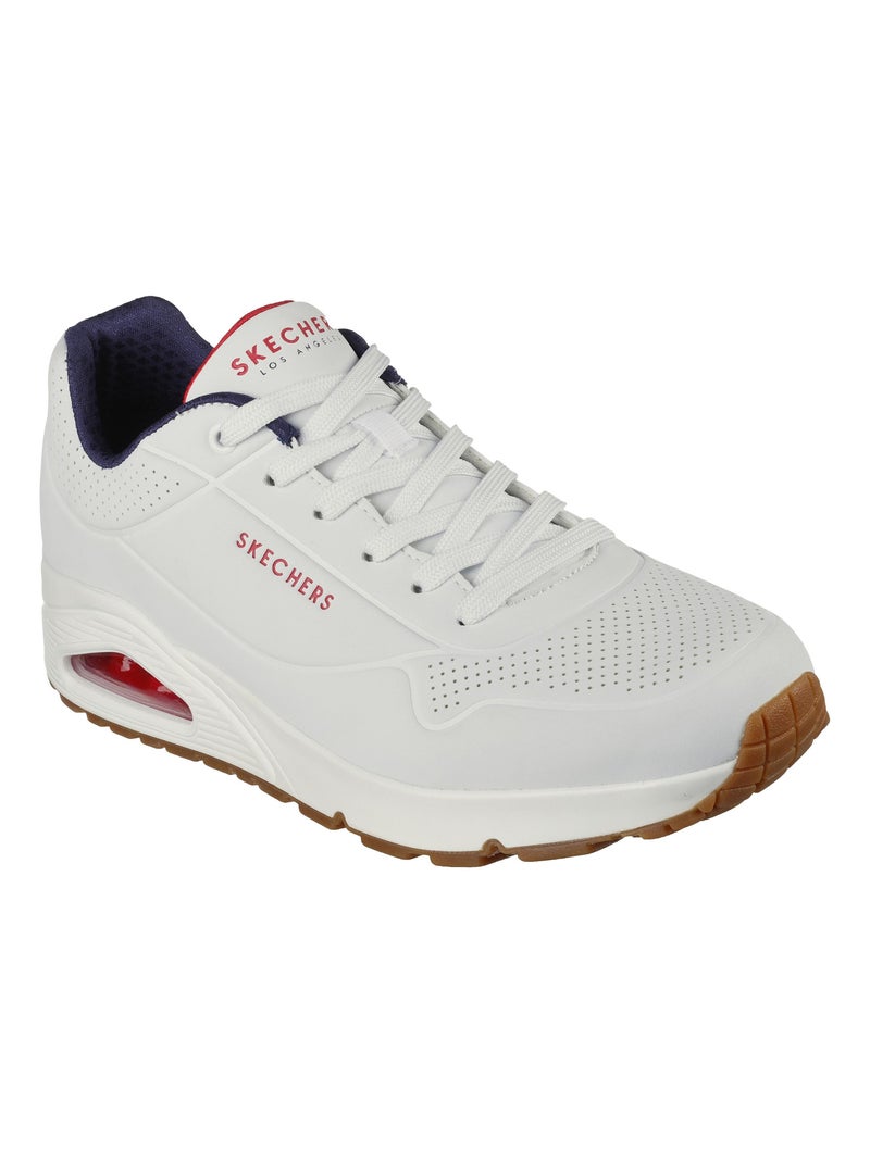 Basket à lacets Skechers Stand On Air Blanc - Kiabi