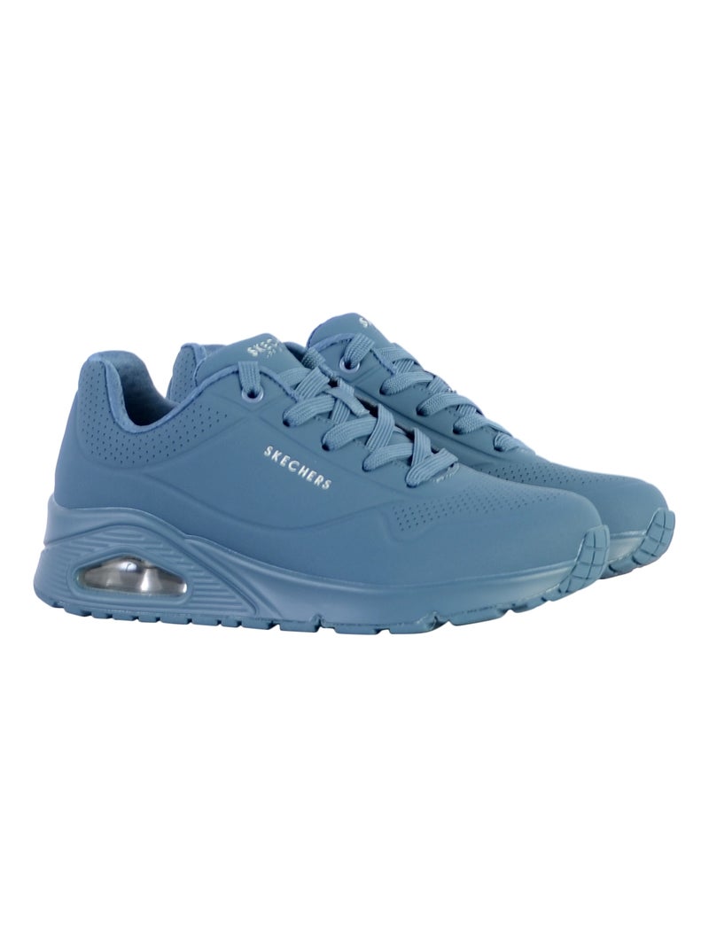 Basket à lacets Skechers Stand On Air Bleu - Kiabi
