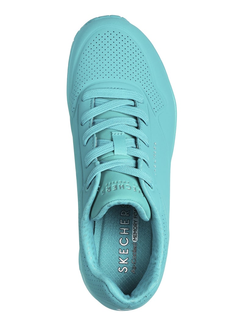 Basket à Lacets Skechers Stand On Air Bleu - Kiabi
