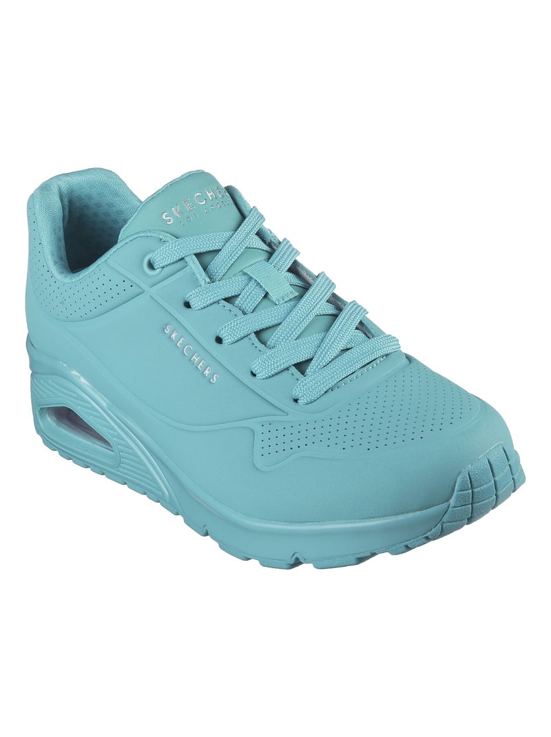 Basket à Lacets Skechers Stand On Air Bleu - Kiabi