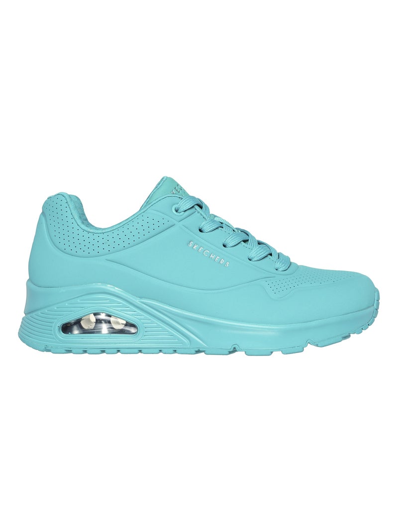 Basket à Lacets Skechers Stand On Air Bleu - Kiabi
