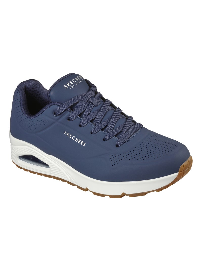 Basket à lacets Skechers Stand On Air Bleu marine - Kiabi