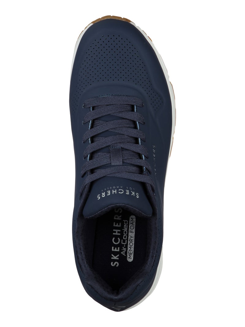 Basket à lacets Skechers Stand On Air Bleu marine - Kiabi