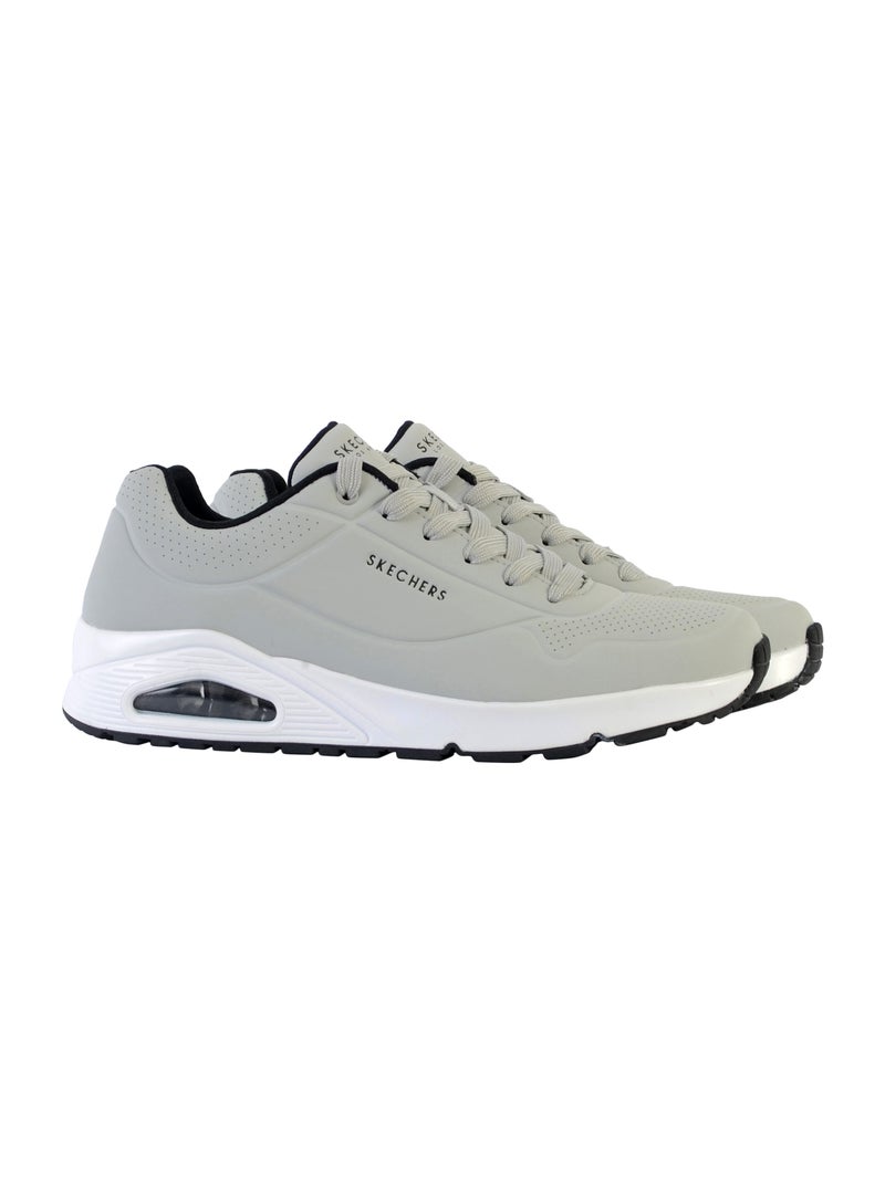 Basket à lacets Skechers Stand On Air Gris - Kiabi