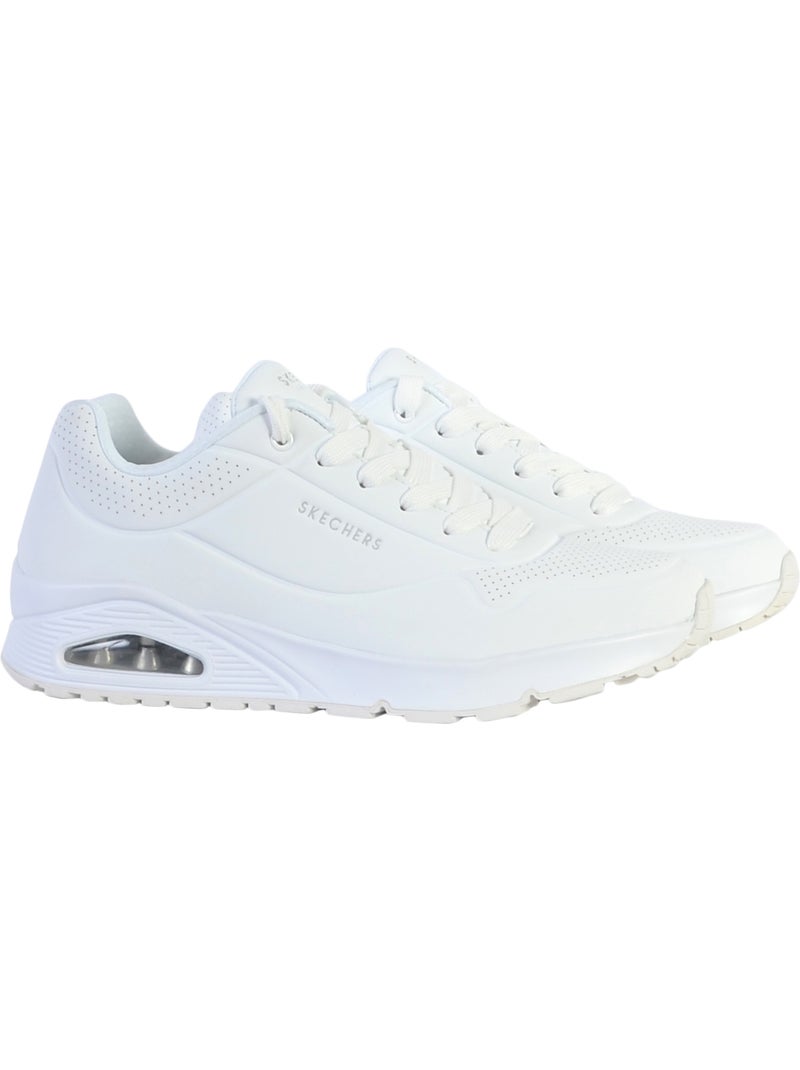 Basket à Lacets Skechers Stand On Air Homme Blanc - Kiabi