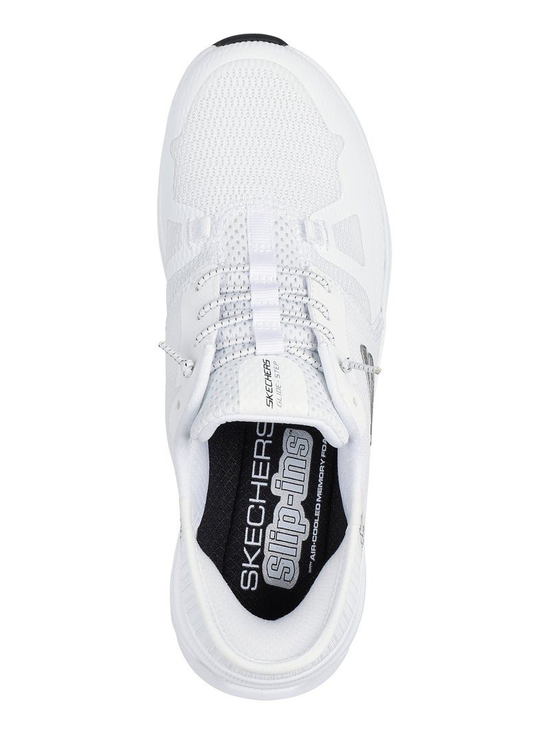 Basket à Lacets Skechers Step Pro Blanc - Kiabi