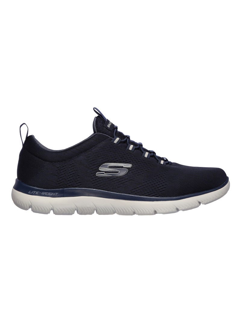 Basket à Lacets Skechers Summits Bleu marine - Kiabi